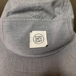 “EVERYONE IS GAY” LOGO  5 PANEL HAT
